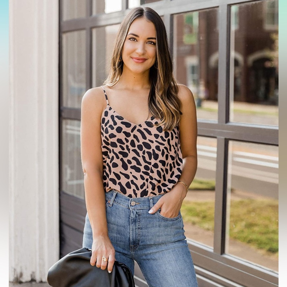 The Drop Animal Print Cami